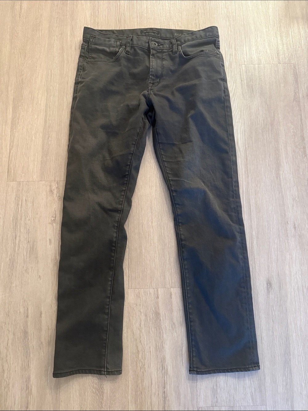 John Varvatos Black Slim Straight Jeans 34